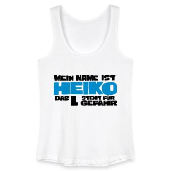 heiko - Débardeur bio Femme - blanc - Devant