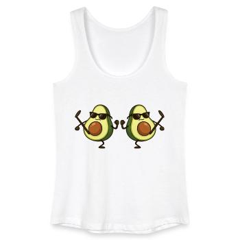 avocado karate 2 - Frauen Bio Tank Top - Weiß - Vorne