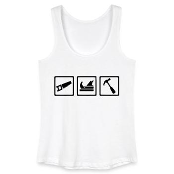 Zimmermann - Frauen Bio Tank Top - Weiß - Vorne