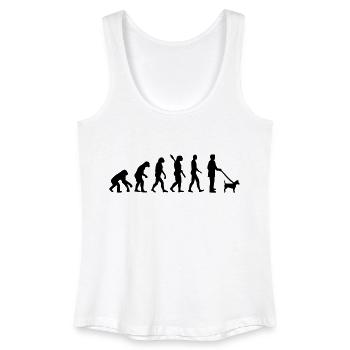 Jack Russell - Frauen Bio Tank Top - Weiß - Vorne