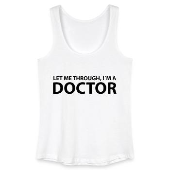 doctor - Débardeur bio Femme - blanc - Devant