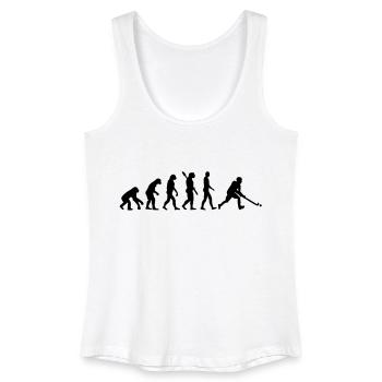 Evolution Hockey - Frauen Bio Tank Top - Weiß - Vorne