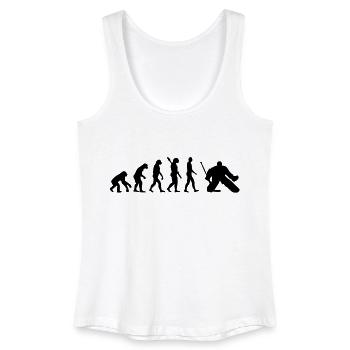 Evolution Eishockey - Frauen Bio Tank Top - Weiß - Vorne