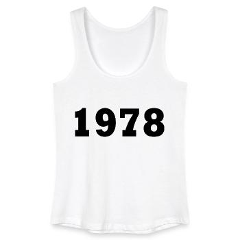 1978 - Frauen Bio Tank Top - Weiß - Vorne