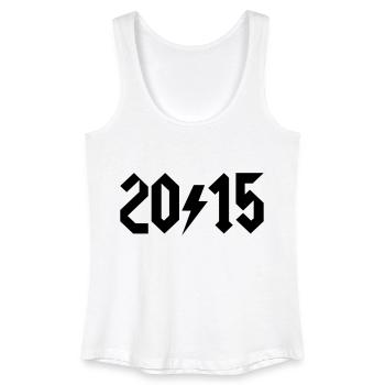2015 - Frauen Bio Tank Top - Weiß - Vorne