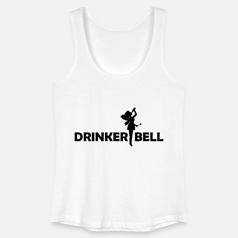 Drinkerbell - Women’s Organic Tank Top - white