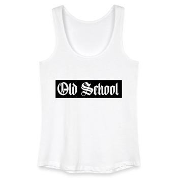 old school - Frauen Bio Tank Top - Weiß - Vorne