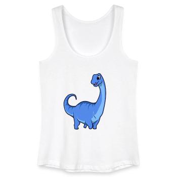 Kawaii Apatosaurus - Débardeur bio Femme - blanc - Devant