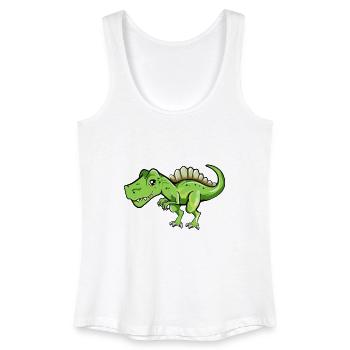 Kawaii Spinosaurus - Women’s Organic Tank Top - white - Front