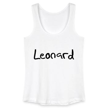 leonard - Débardeur bio Femme - blanc - Devant