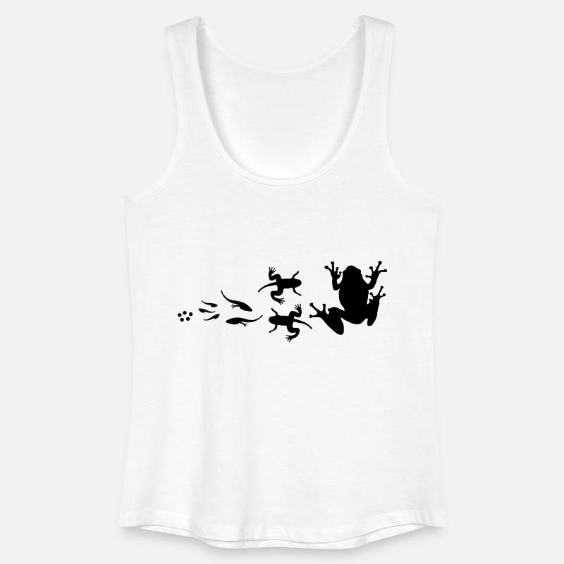 frog_evolution - Women’s Organic Tank Top - white
