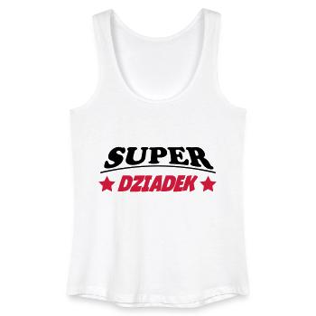 Super dziadek 111 - Frauen Bio Tank Top - Weiß - Vorne