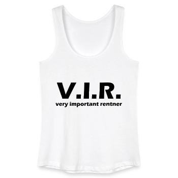 rentner - Frauen Bio Tank Top - Weiß - Vorne