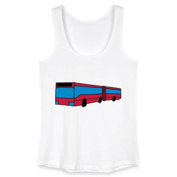 Bus - Frauen Bio Tank Top - Weiß - Vorne