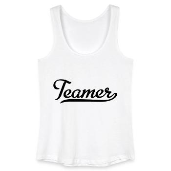 Teamer - Frauen Bio Tank Top - Weiß - Vorne