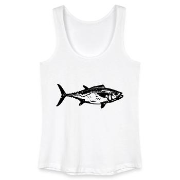tuna fish - Women’s Organic Tank Top - white - Front