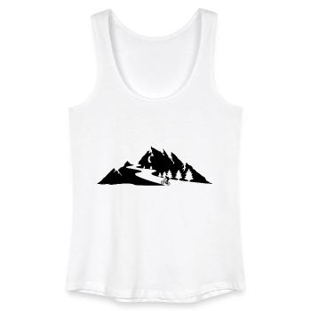 Mountain bikers - Women’s Organic Tank Top - white - Front