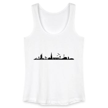 Skyline - Helgoland - Frauen Bio Tank Top - Weiß - Vorne