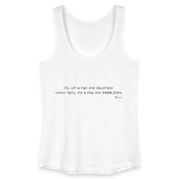 Currency Shadok only 02 - Women’s Organic Tank Top - white - Front
