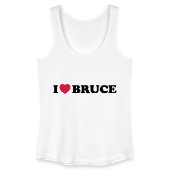 I love bruce - Débardeur bio Femme - blanc - Devant