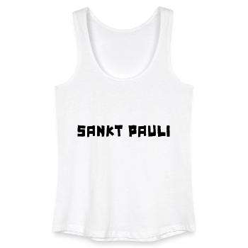 SANKT PAULI - Frauen Bio Tank Top - Weiß - Vorne