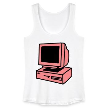Computer - Women’s Organic Tank Top - white - Front
