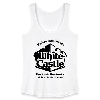 Pablo Escobar - Frauen Bio Tank Top - Weiß - Vorne