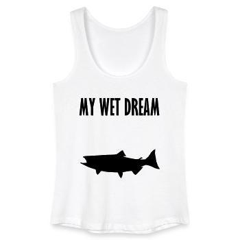 meinen feuchten Traum fischen 4 - Frauen Bio Tank Top - Weiß - Vorne