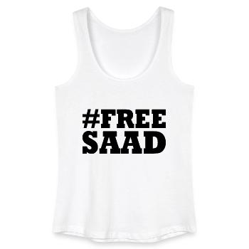 Free saad - Débardeur bio Femme - blanc - Devant