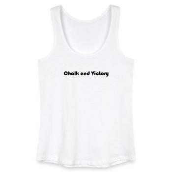 Billard - Chalk and Victory - Frauen Bio Tank Top - Weiß - Vorne