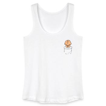Peanuts Design Charlie Brown Pensive - Women’s Organic Tank Top - white - Front