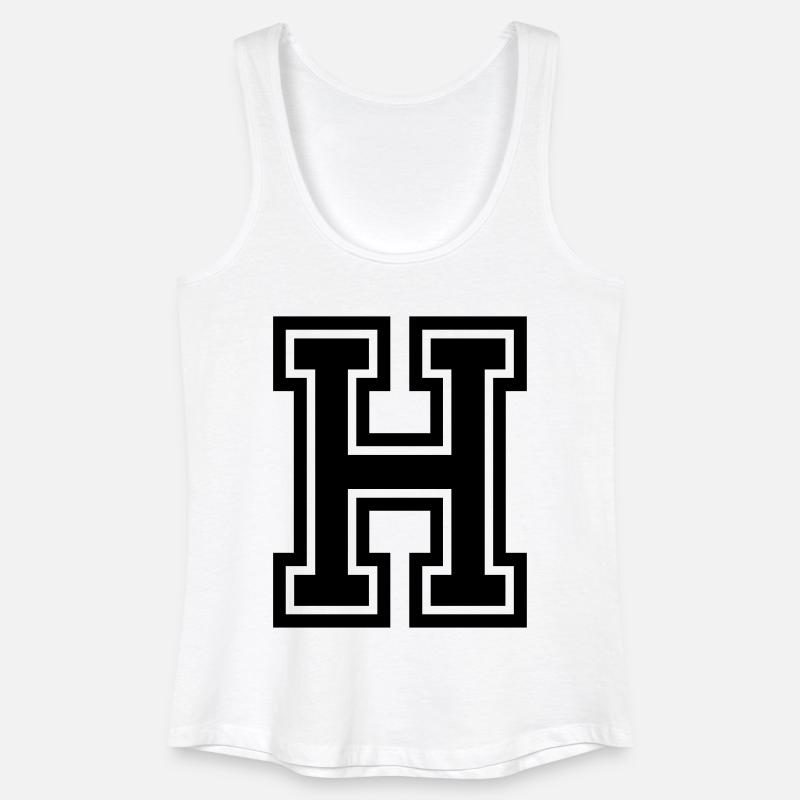 H - Frauen Bio Tank Top - Weiß