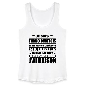 Franc comtois I don't shut my mouth frank comté - Women’s Organic Tank Top - white - Front