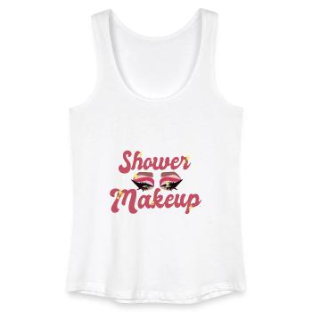 Shower makeup - Women’s Organic Tank Top - white - Front