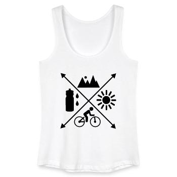 Cycling - Women’s Organic Tank Top - white - Front