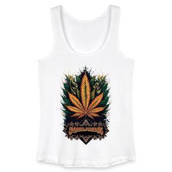 Marijuana - Women’s Organic Tank Top - white - Front