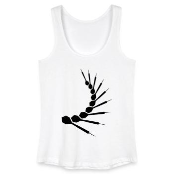 Dart Pattern - Frauen Bio Tank Top - Weiß - Vorne