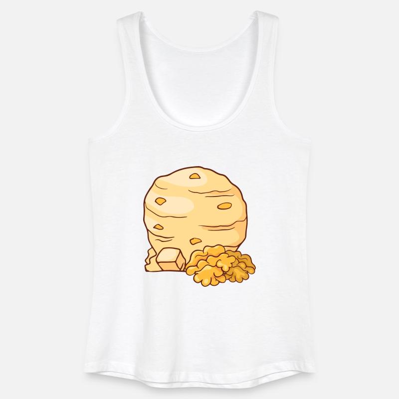 Walnuss Eis Speiseeis Eiskrem Eiscreme Kugeleis - Frauen Bio Tank Top - Weiß