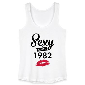 Sexy Since 1982 - Frauen Bio Tank Top - Weiß - Vorne