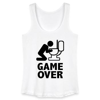 Alkohol Kotzen - Frauen Bio Tank Top - Weiß - Vorne
