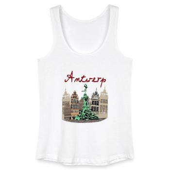 Brabo Antwerpen - Frauen Bio Tank Top - Weiß - Vorne