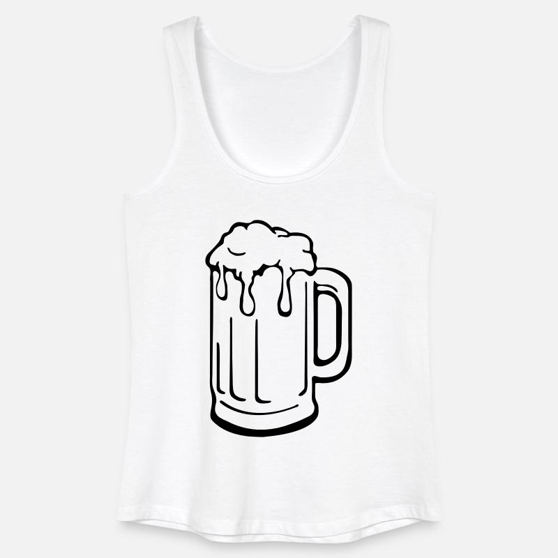 Bierkrug - Women’s Organic Tank Top - white