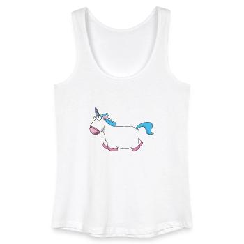 Cute Unicorn - Débardeur bio Femme - blanc - Devant
