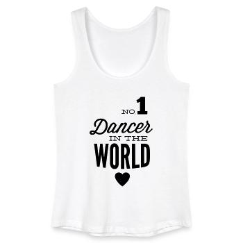 Best dancer of the world - Women’s Organic Tank Top - white - Front