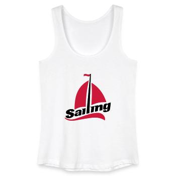 sail - Women’s Organic Tank Top - white - Front