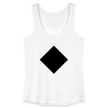 Square - Women’s Organic Tank Top - white - Front