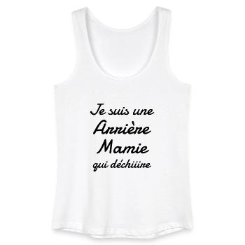 Grandma Oma Großmütter Mamy Mamie Grand-Mère - Women’s Organic Tank Top - white - Front