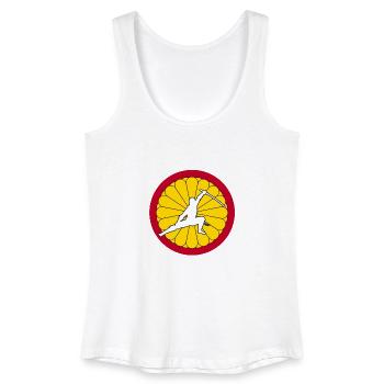 Japan Flag Country Ninja Red Sun Seal Gift - Women’s Organic Tank Top - white - Front
