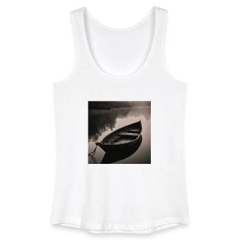 Boot - Frauen Bio Tank Top - Weiß - Vorne
