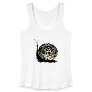 Snail - Women’s Organic Tank Top - white - Front